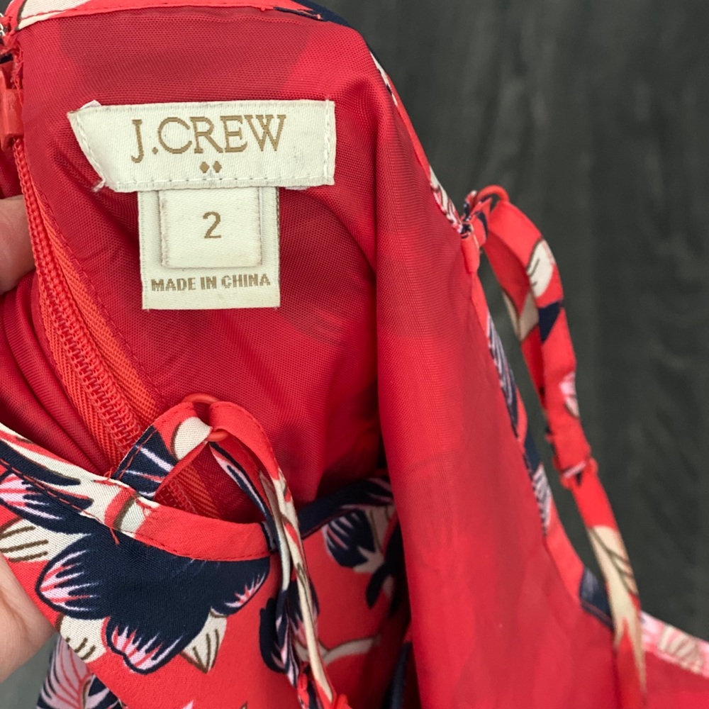 Floral JCrew summer dress - Picture 5 of 6